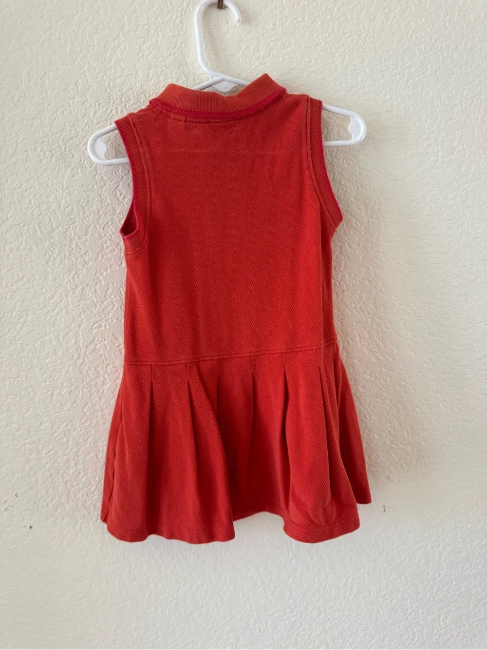 Burberry Girls Sleeveless Zip-Front Polo Dress
